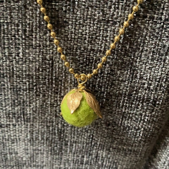 Felted Acorn Necklace - Picture 2 of 4
